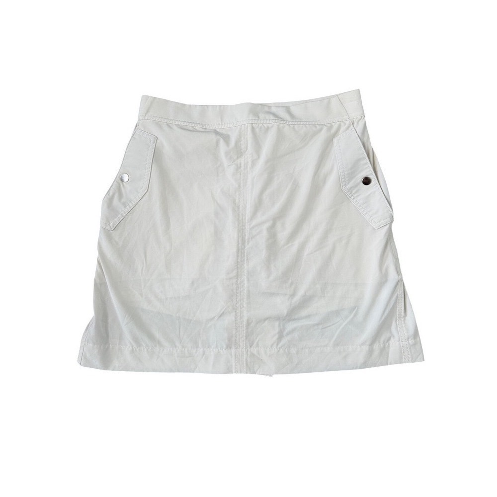 Athleta Vienna Golf Skort Cream White Size 12 Built In Shorts Stretch